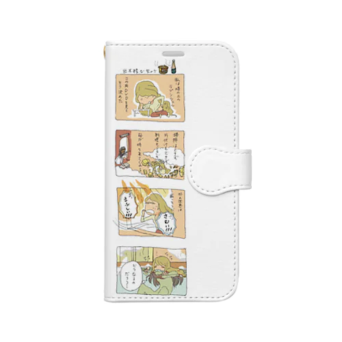 出不精な女の子 Book-Style Smartphone Case