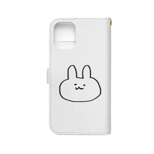 シンプルなうさぎ Book-Style Smartphone Case