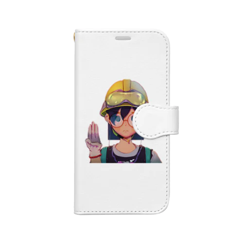 ミャンマー女子の3本指 Book-Style Smartphone Case