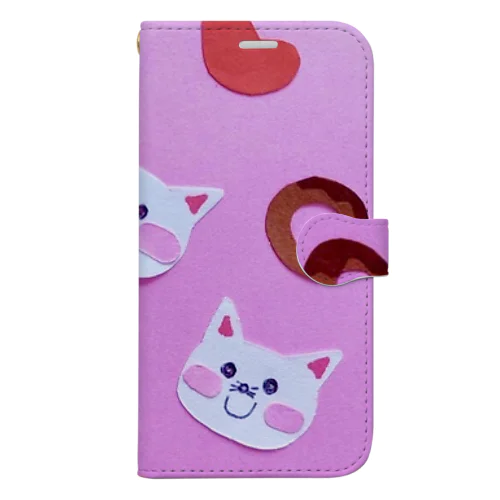 チャリティー【sweet cats】 Book-Style Smartphone Case