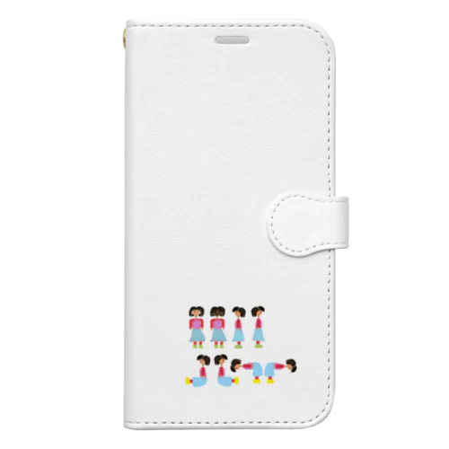 A子さんの行動「日常編」 Book-Style Smartphone Case