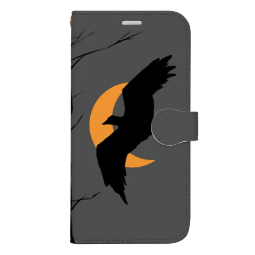 鷹は月夜に光り輝く Book-Style Smartphone Case