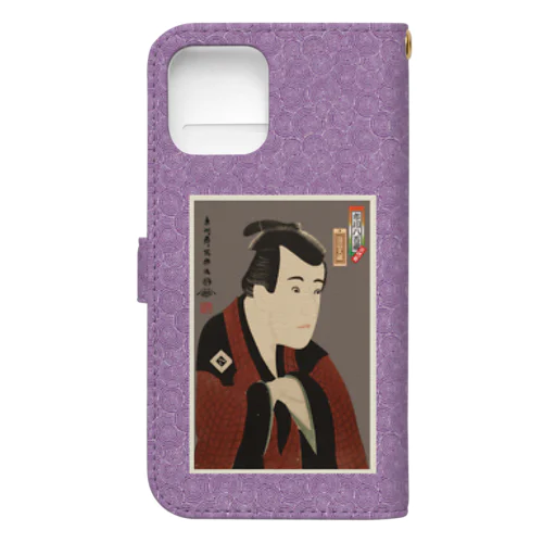 【東洲斎写楽】三世市川八百蔵の田辺文蔵 Book-Style Smartphone Case