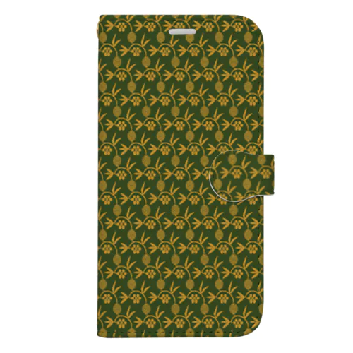 江戸の花子供遊び 三番組ゆ組 Book-Style Smartphone Case