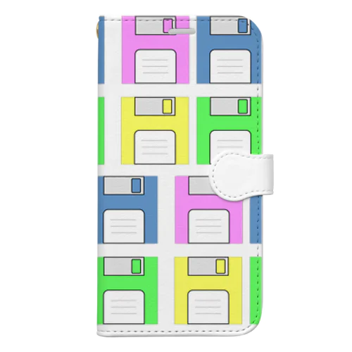 懐かしフロッピーディスク Book-Style Smartphone Case