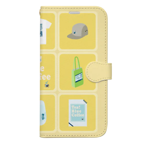 TealBlueItems _Cube YELLOW Ver. Book-Style Smartphone Case