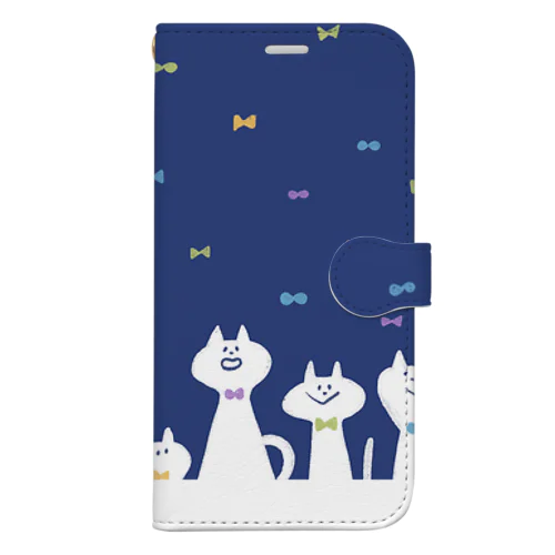 やさしいねこたち Book-Style Smartphone Case