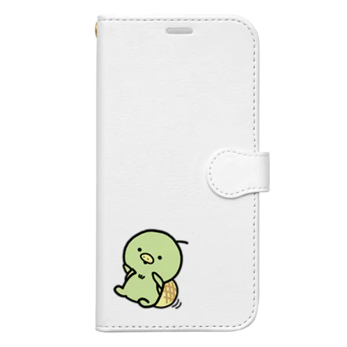 だぁだぁかめろんペン Book-Style Smartphone Case