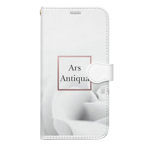ブランドロゴグッズ2 Ars Antiqua レクタングルロゴ1 Book-Style Smartphone Case