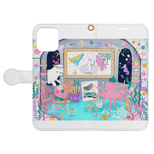 海のアトリエ Book-Style Smartphone Case