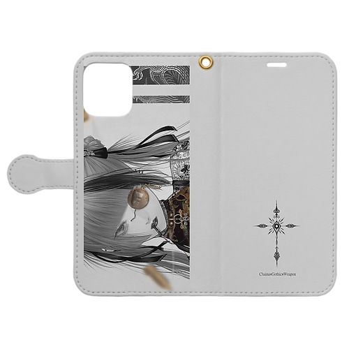 チャイナ×ゴシック×武器 Book-Style Smartphone Case