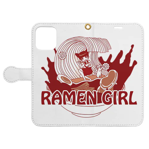 RAMEN GIRL  手帳型スマホケース