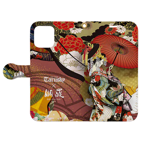 伽羅×tarusky Book-Style Smartphone Case