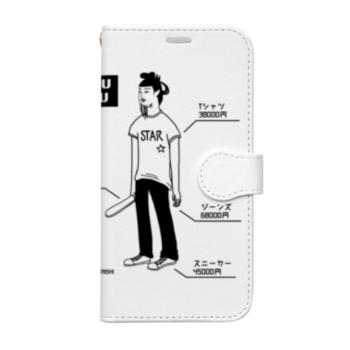 聖徳太子 ショップの専属モデル Book-Style Smartphone Case