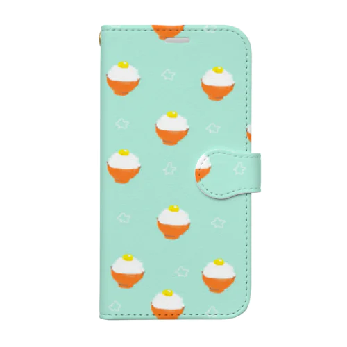 さわやかたまごかけごはん Book-Style Smartphone Case