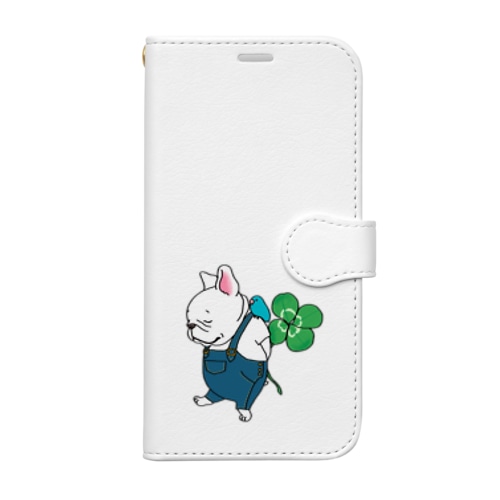 幸せを運ぶフレブルちゃん。 Book-Style Smartphone Case