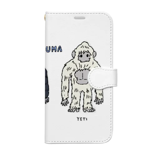 UMA ビッグフット＆イエティ Book-Style Smartphone Case