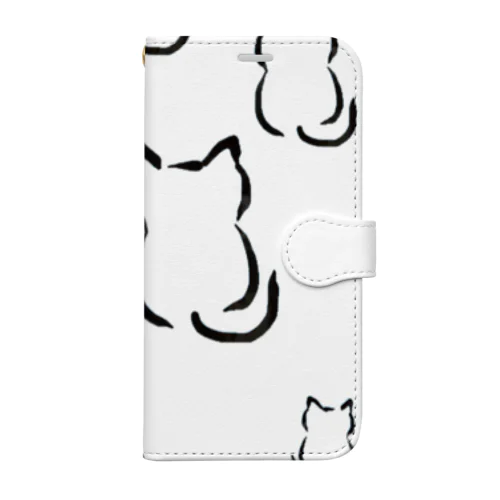 墨ねこさん Book-Style Smartphone Case