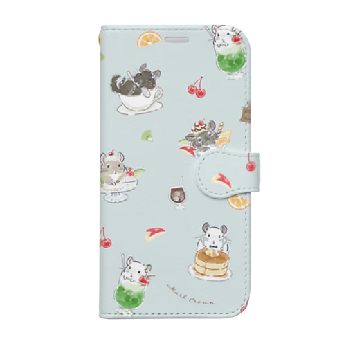 純喫茶チンチラ Book-Style Smartphone Case