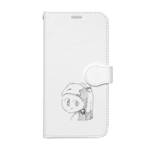 ターバンと耳飾りのあの子 Book-Style Smartphone Case