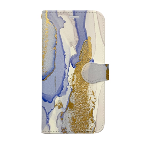 alcohol ink art №3 Book-Style Smartphone Case