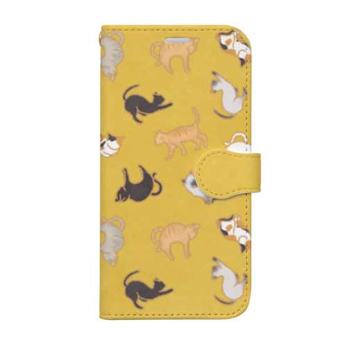 ねこだくさん_Y Book-Style Smartphone Case