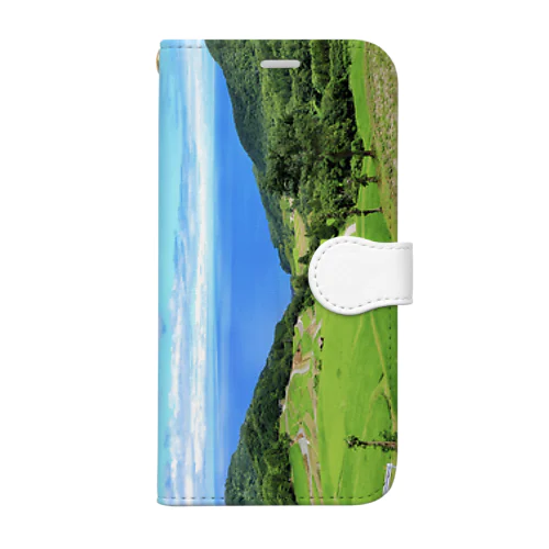 佐渡島・岩首昇竜棚田 Book-Style Smartphone Case