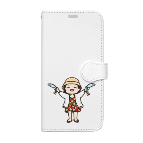 サンマ×女の子 Book-Style Smartphone Case