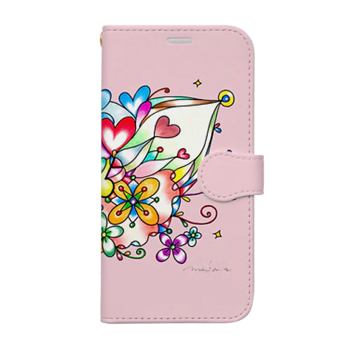 才能の花…Ｍika Book-Style Smartphone Case