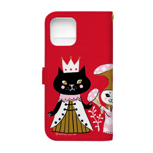 王様とネコノコシカケ Book-Style Smartphone Case