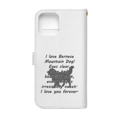 バーニーズ・マウンテン・ドッグ Book-Style Smartphone Case
