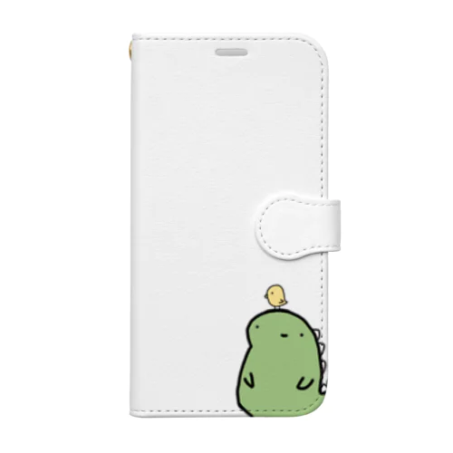 恐竜くんとひよこちゃん Book-Style Smartphone Case