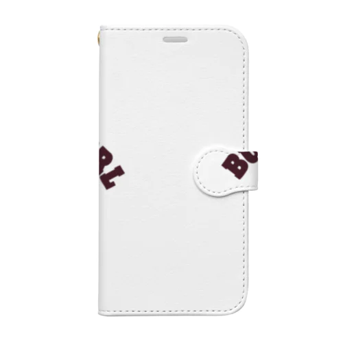 バブルガムガール(リボンVr) Book-Style Smartphone Case