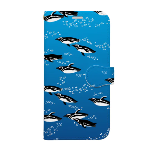 マゼラン水槽前 Book-Style Smartphone Case