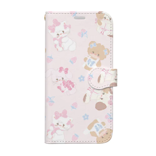 ribbon characters Book-Style Smartphone Case