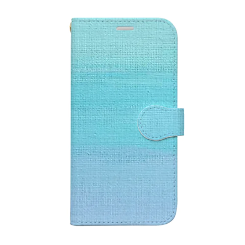 海と空のケース Book-Style Smartphone Case