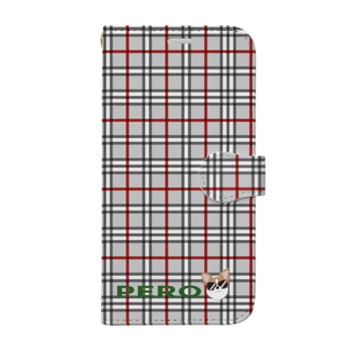 チワワのペロ Book-Style Smartphone Case