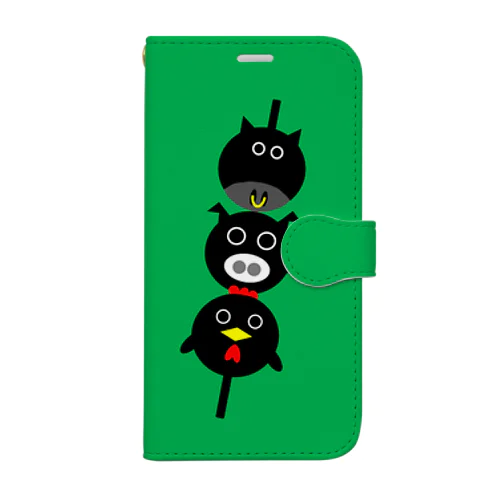 Black 3 Brothers Book-Style Smartphone Case