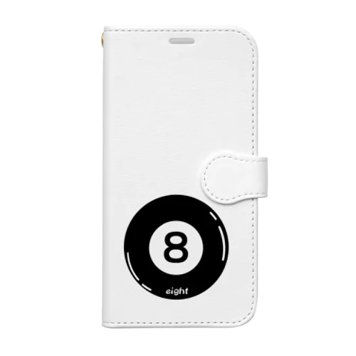 ８ボール（エイトボール） Book-Style Smartphone Case