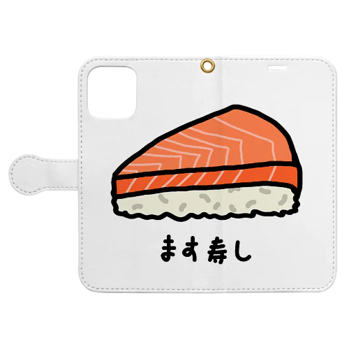 ます寿し♪230113 Book-Style Smartphone Case