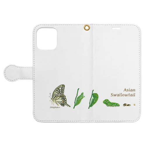 Asian Swallowtail 手帳型スマホケース