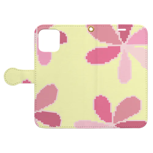 春の足音🌸🐝🌸 Book-Style Smartphone Case