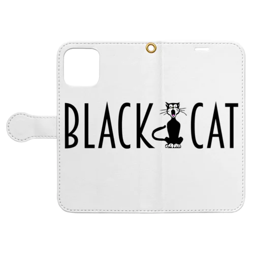 BLACK CAT 手帳型スマホケース