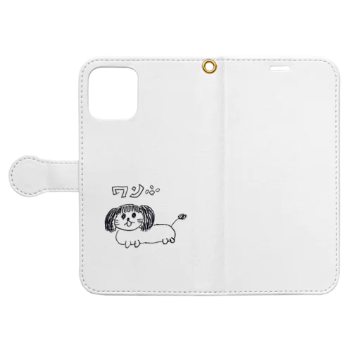 前髪犬 Book-Style Smartphone Case