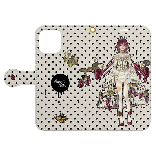 苺の女王様 Book-Style Smartphone Case