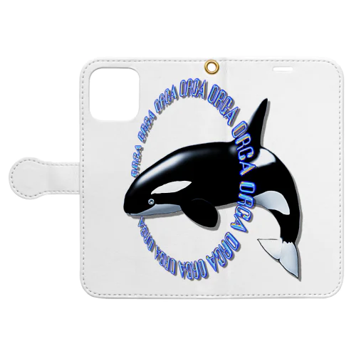 ORCA シャチ 手帳型スマホケース