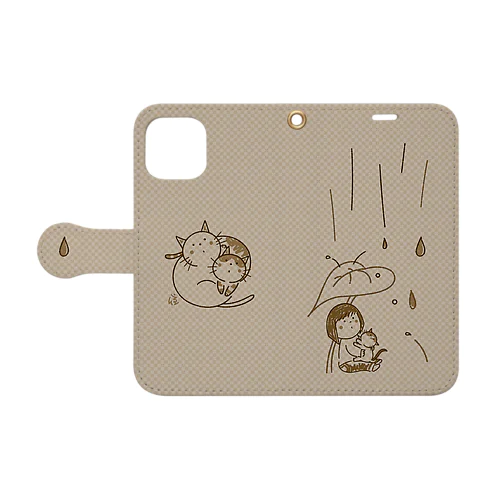 雨の日 Book-Style Smartphone Case