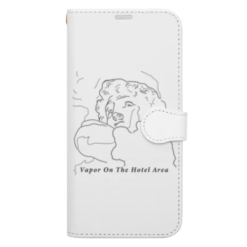 ホテル街で蒸気　スマホケース Book-Style Smartphone Case