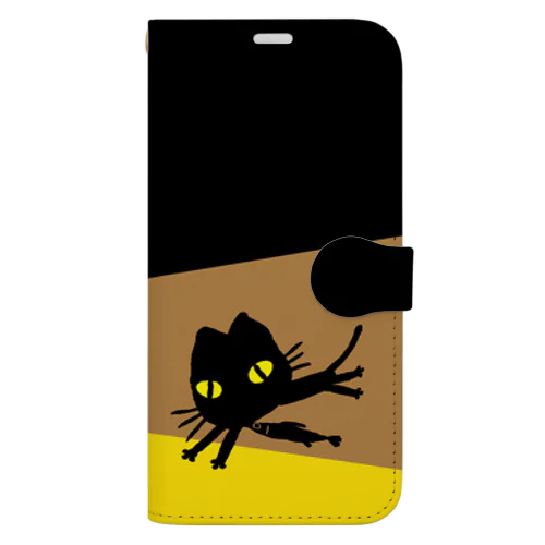 ネコと魚 Book-Style Smartphone Case