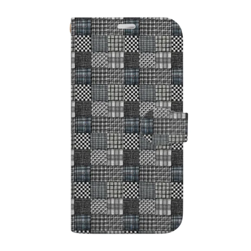 plaid Book-Style Smartphone Case